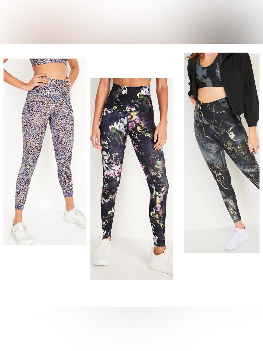Old Navy  High-Rise Leggings 3 pairs